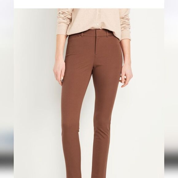 Old Navy PIXIE Pants High Rise Skinny Secret Smooth Pockets Sz 0 - Picture 1 of 5